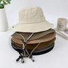 Men's Oversized Hiking Hat with Button Outdoor Cap