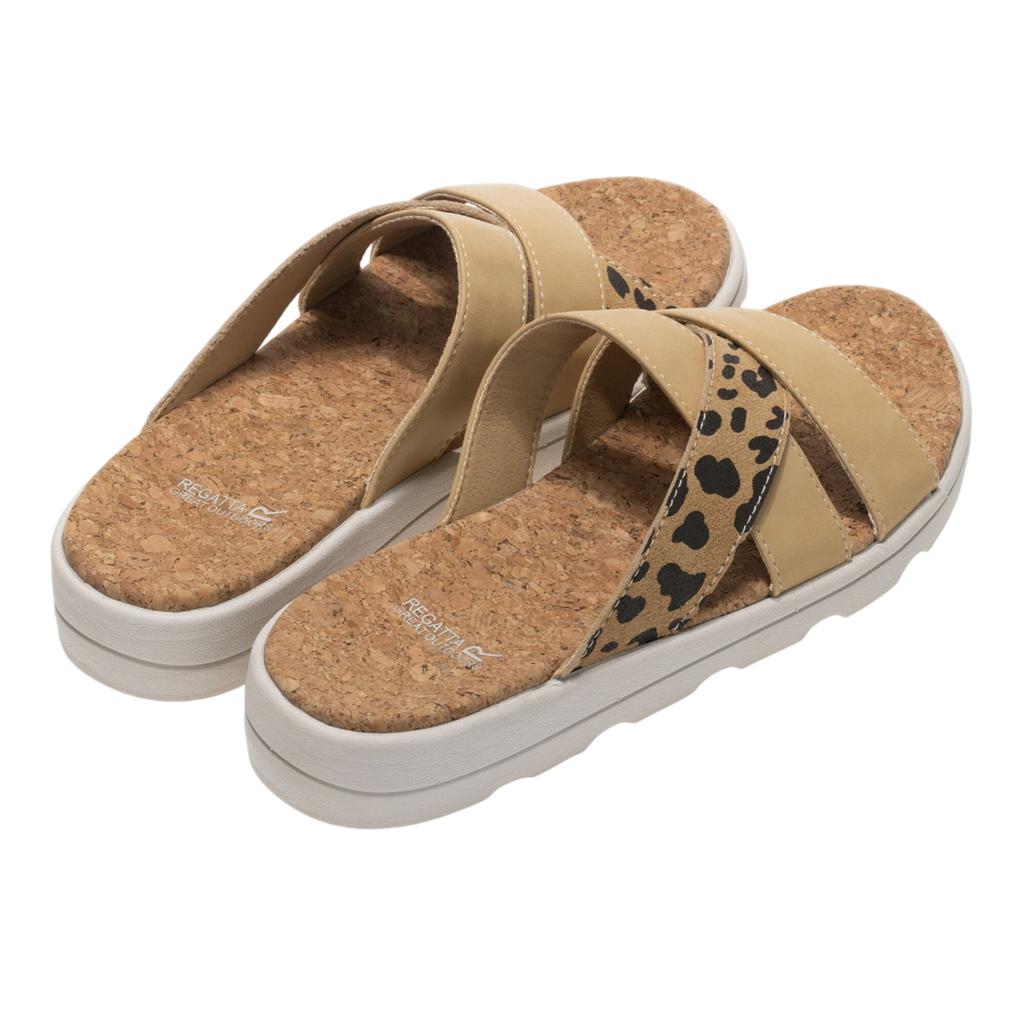 Regatta Womens/Ladies Cassie Leopard Pattern Sandals