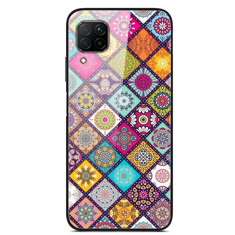 Luxury Cover Case for Huawei P40 Lite Tempered Glass Cover for Huawei P40 Lite E Phone Case for Huawei P 40 Lite Coque P40Lite E