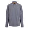 Mens Collared Long-Sleeved Polo Shirt