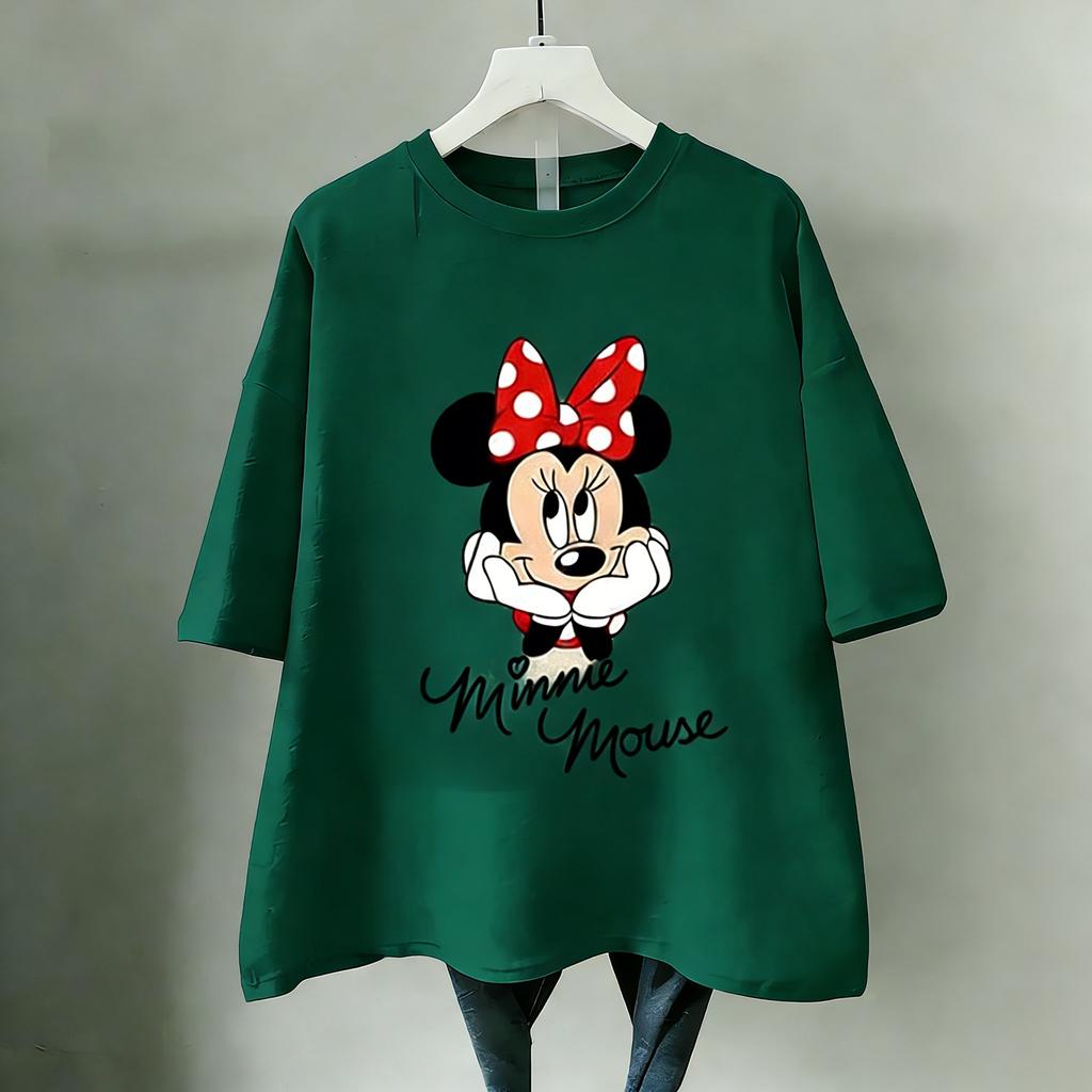 Minnie Mouse Disney T Shirt Women Man Cotton Short Sleeve Cartoon Graphic Tee Vintage Cute Casual Summer Tops 2026 Fashion Y2k