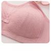 New Large Size Non-Steel Ring Back Bras Push Up Underwear Comfortable Breathable Sexy Lace Side Collection Adjustable Brassiere