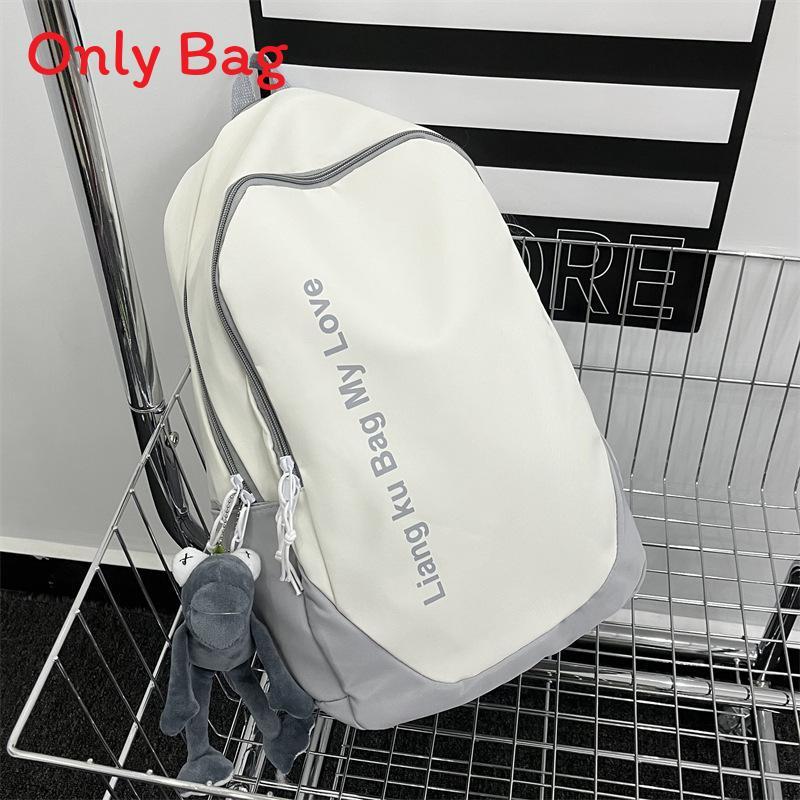 

Trendy Urban Style Nylon Dualshoulder Letter Backpack For Daily Commute StyleA