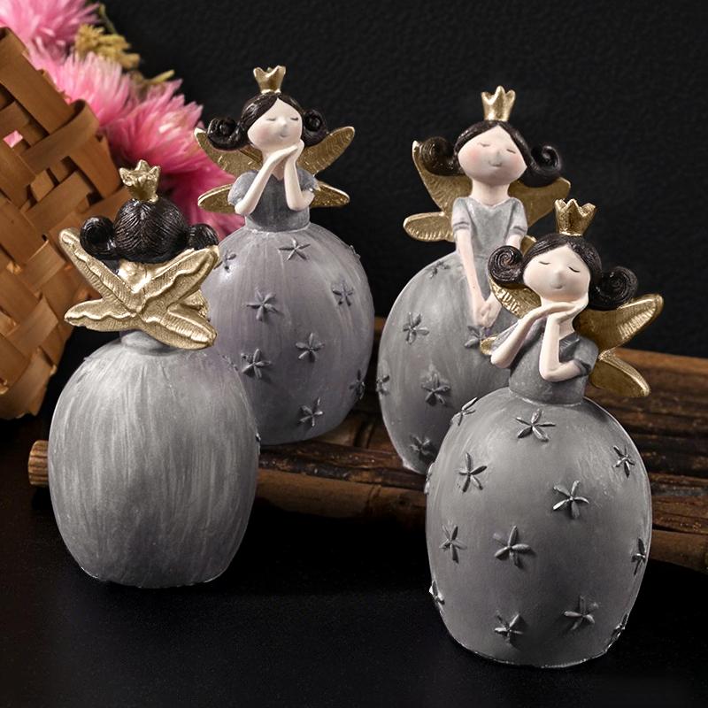 1 Stück Engel Mädchen Form Silikonform für Aromatherapie Kerze Garten Dekorative Ornamente Gips Zement Harz Gießen