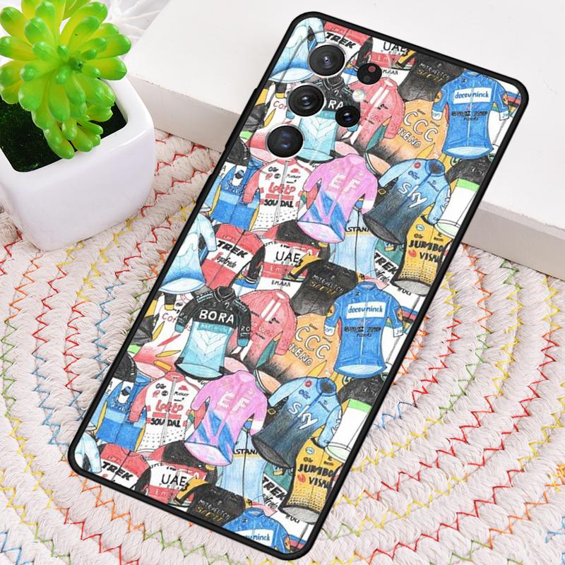 Cycling Bicycle Cycle Funny Phone Case for Samsung Galaxy Note 10 Pro S26 Ultra S23 S24 FE S25 S21 S22 PLUS Shockproof Cove
