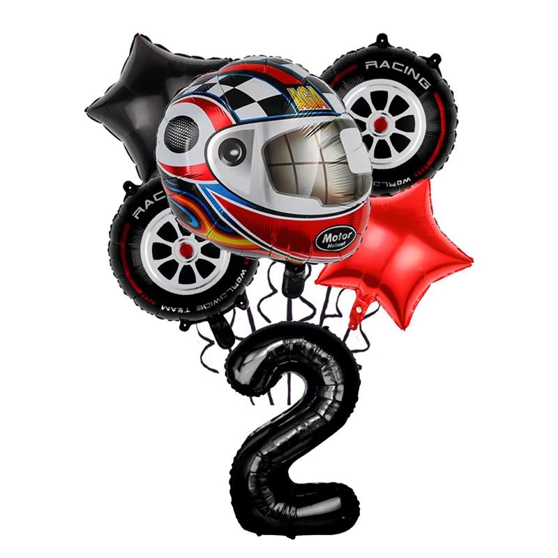 Motorcycle Birthday Party Decoration Motocross Race Tableware Cup Plate Balloon Tablecloth For Kids Boys Party Favors Gift