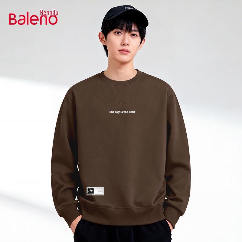 Baleno Men s Round Neck Casual Knit Sweatshirt 4XL