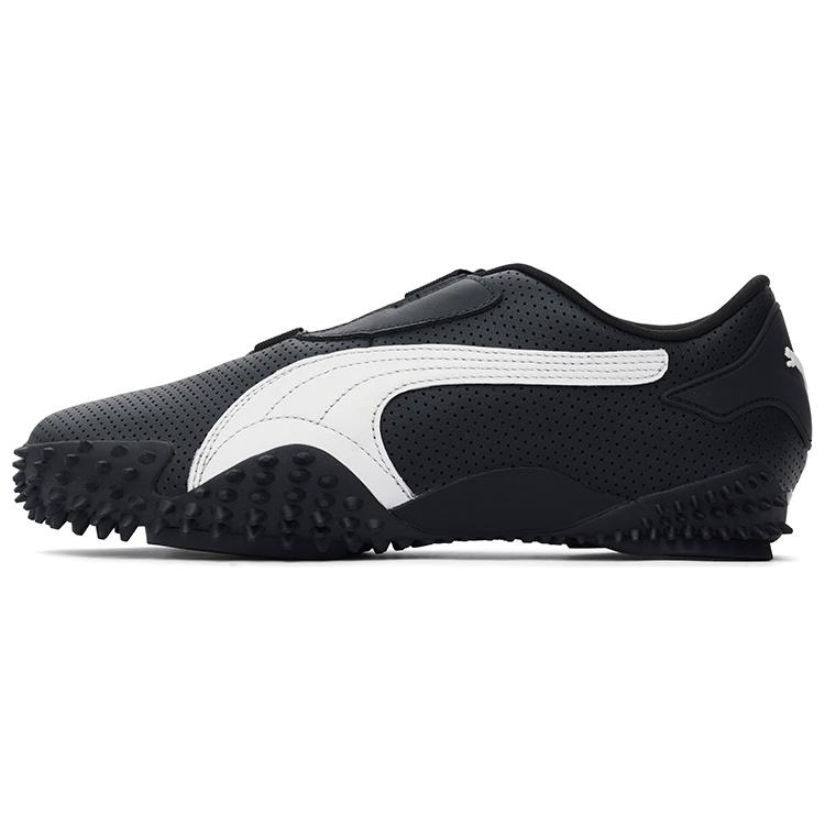 PUMA Mostro Perforated Leather  Black White  Men s 397331-02 EU 36