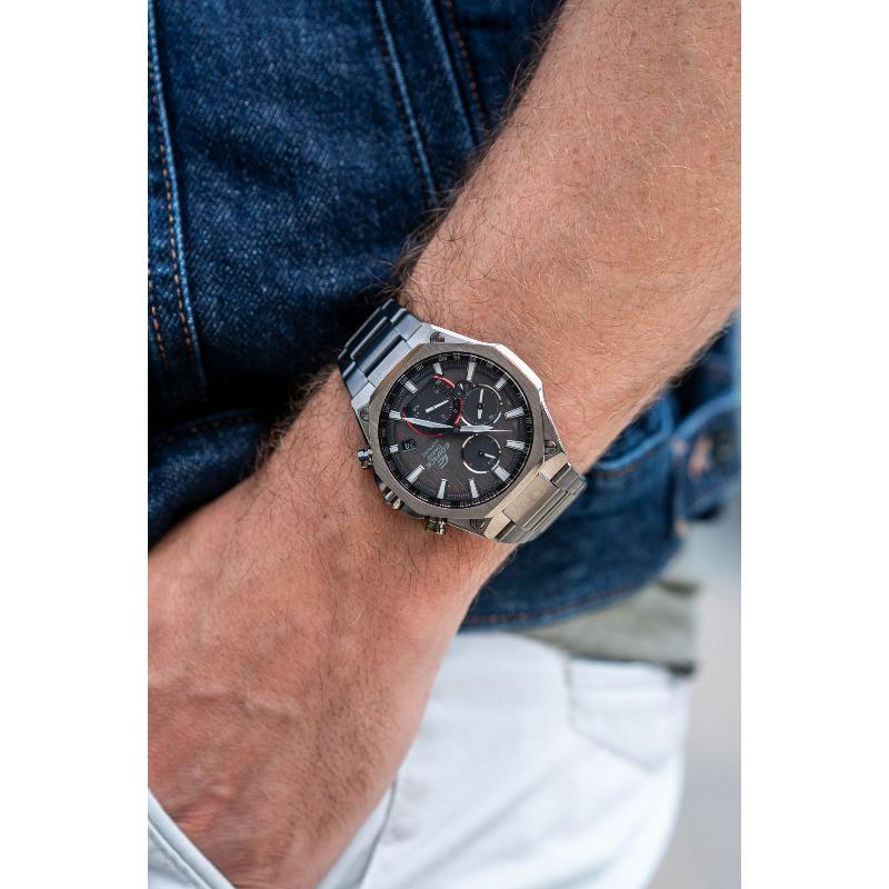 Casio Edifice Men's Stainless Steel 100M Water Resistant Analog Quartz Watch EQB-1100YDC-1A