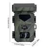 20MP/1080P Solar Trail Camera Waterproof Video Photo Recording Cam Wildlife Monitoring Camera for Outdoor Security