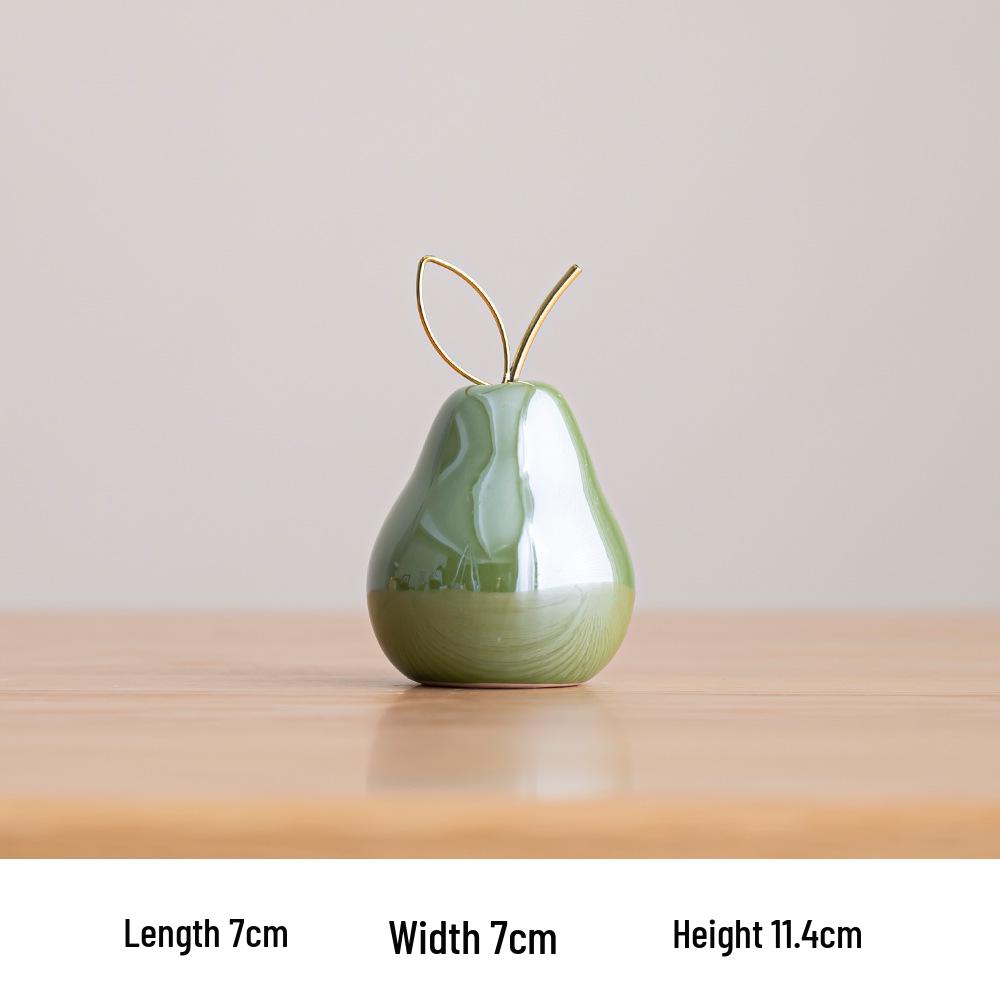 

Modern Ceramic Pear Fruit Display Stand for Dining Table Centerpiece Decor