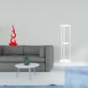 Abstract Resin Flame Figurine Modern Sculpture for Office Patio Bookshelf Acrylic Side Table Small