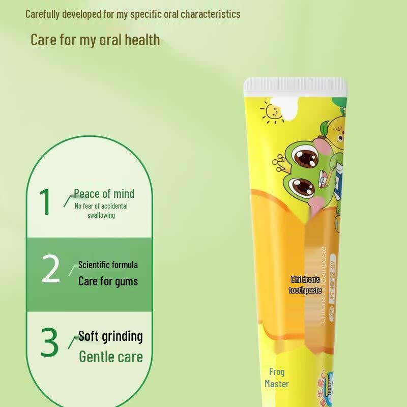Frog Prince Strawberry Flavor Anti-Cavity Toothpaste Duo Pack (2x50g)