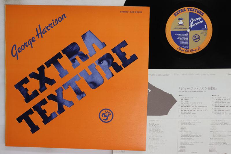 Виниловая пластинка GEORGE HARRISON Extra Texture EAS80355 APPLE 1975 Япония Рок Б/у