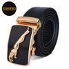 Men'S Belt First Layer Cowhide Automatic Buckle Leather Belt Business Leather Belt Men'S
