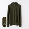 Men's 100% Cashmere Half-Zip Knit Sweater