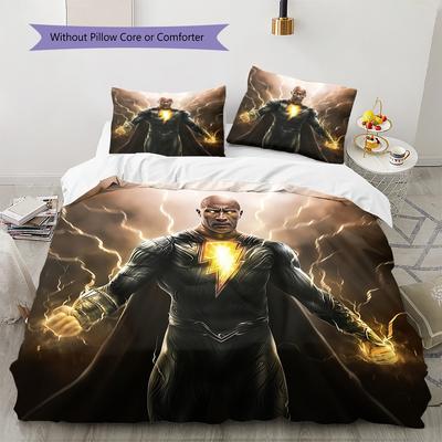Lightning Adam Bedding Set, 1 Duvet Cover & 2 Pillowcases, Suitable for Bedroom, Perfect Gift for Fans