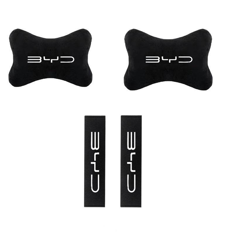 For BYD Tang F3 Yuan Song Max G3 Ea1 Dmi F3 Car Headrest Neck Support Seat Belt Shoulder Seat Soft Neck Pillow Auto Accessories