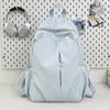 Student Schoolbag Men's Large Capacity Backpack Women's Solid Color Backpack