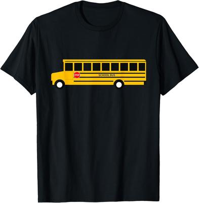 School Bus Funny Teacher Student Classes Unisex T-Shirt