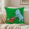 EEteecyS Print Cushion Cover Pillowcase Antidustmite living Room Sofa Decor Cushion Room