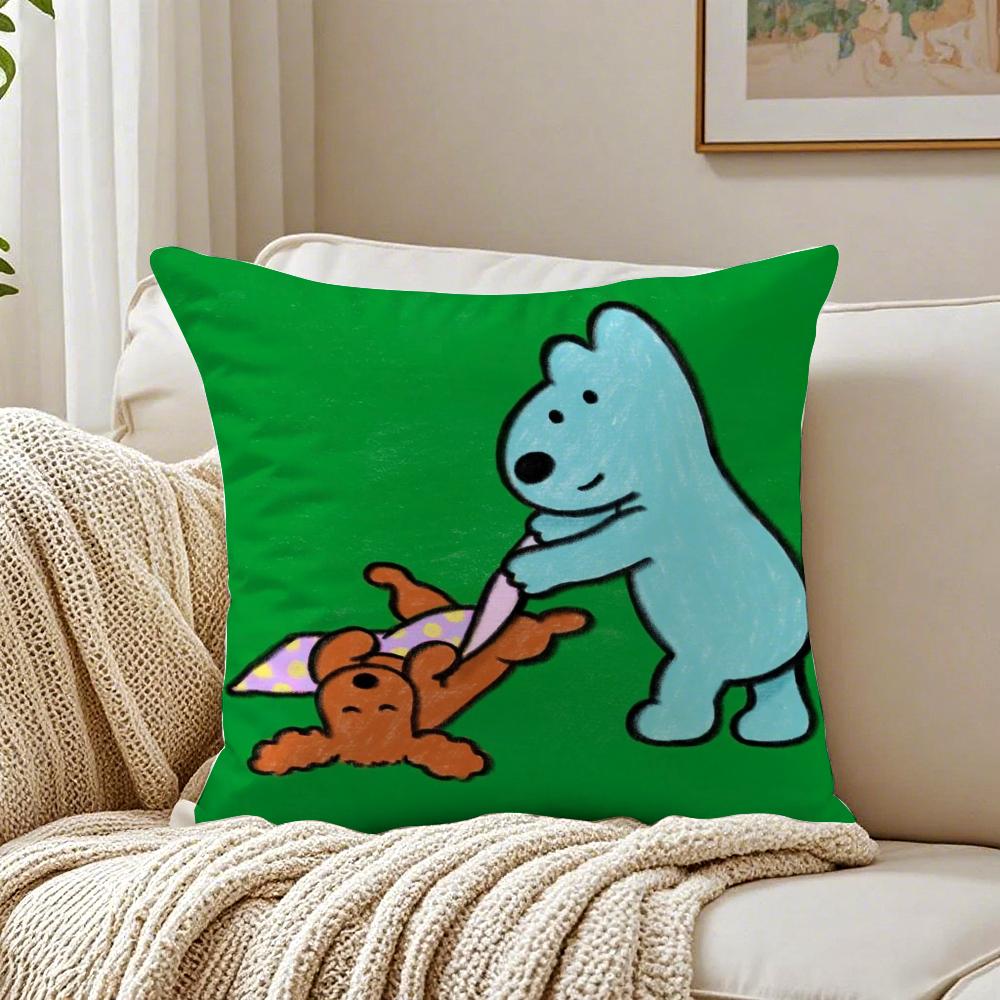 EEteecyS Print Cushion Cover Pillowcase Antidustmite living Room Sofa Decor Cushion Room