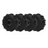 4pcs Car Toy Rubber Tires Tyre RC Racer Hex Tire for Mojave 1/7 UDR Short Card RC Car Black
