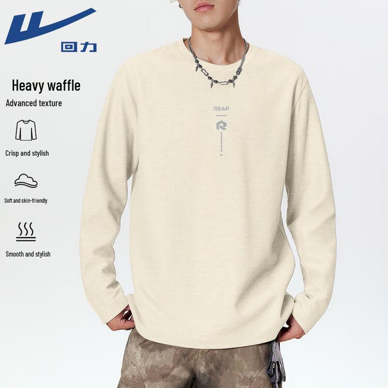 Warrior Men s Waffle Texture Long Sleeve T-Shirt L