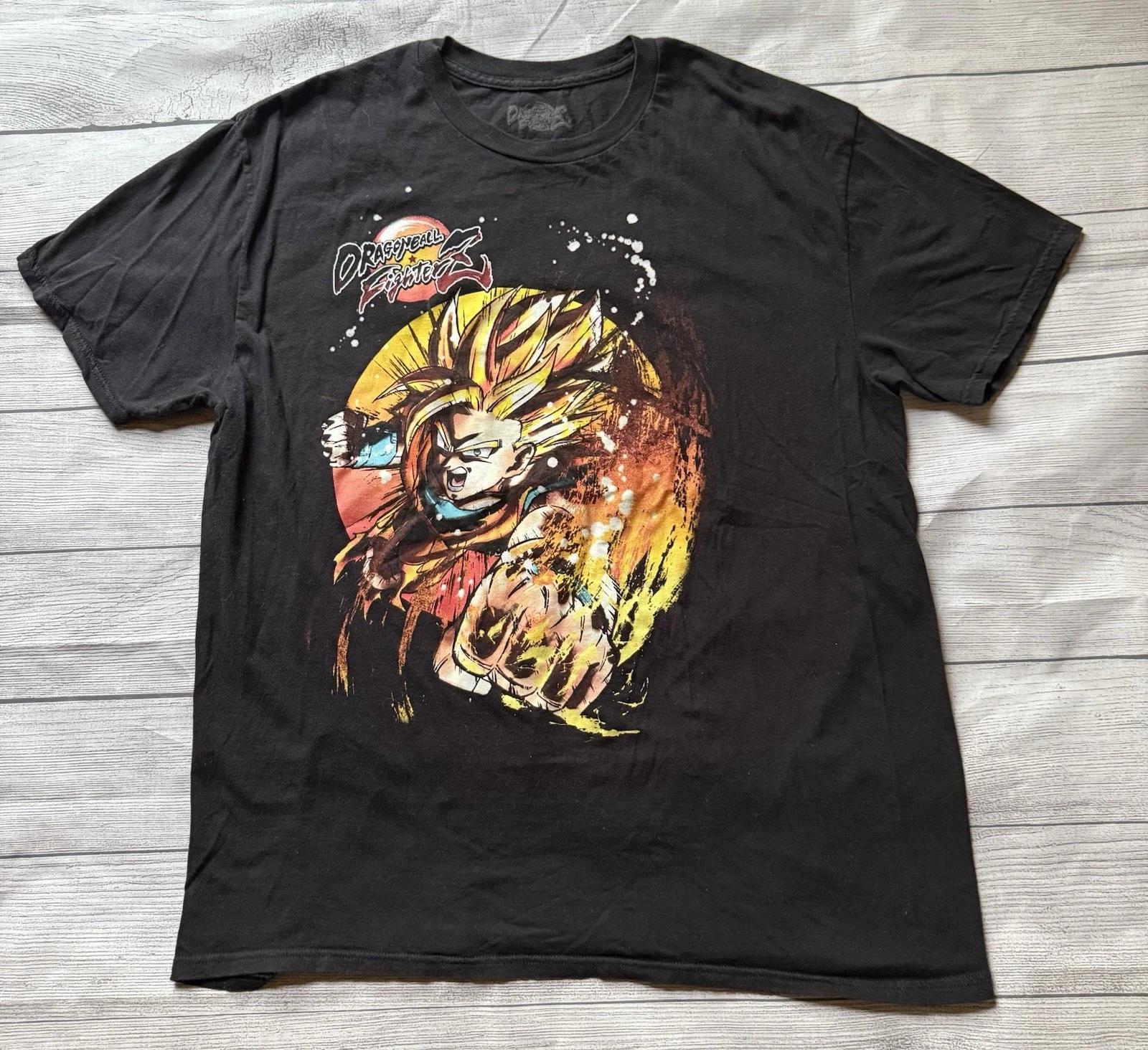 

Dragon Ball FighterZ Video Game Licensed Graphic T Shirt Size XL Black XL