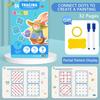 Magical Tracing Workbook Reusable Pen Control Book Kids Calligraphy Drawing Educational Montessori Toys and for Entertaining Play Safe Kid Friendly