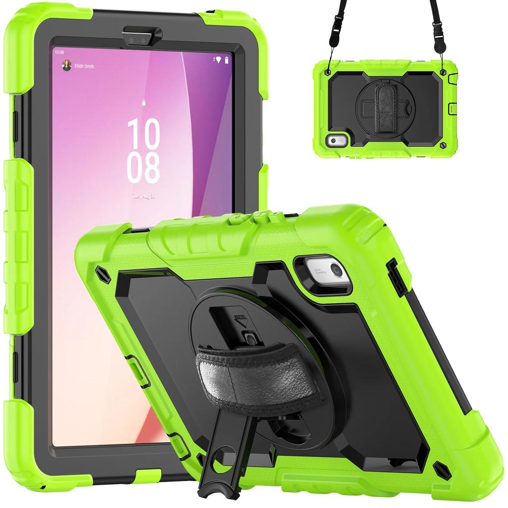 Kids Case For Tab M9 9 Inch TB-310FU Case With Rotating Hand Strap Shoulder Strap Proof Case With Built-in Protector
