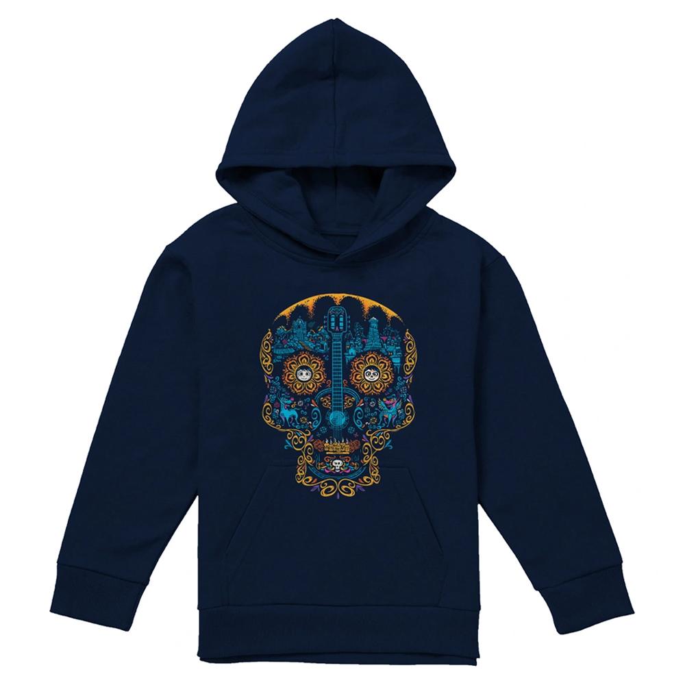 Coco Childrens/Kids Colorful Day Of The Dead Skull Miguel Dante Hoodie