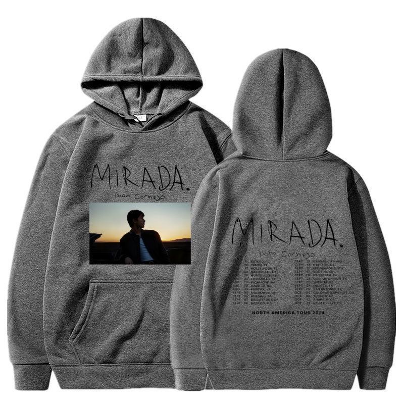 Men's 2026 Spring/Autumn Retro Trendy Hooded Pullover Sweatshirt - Loose High Street Style