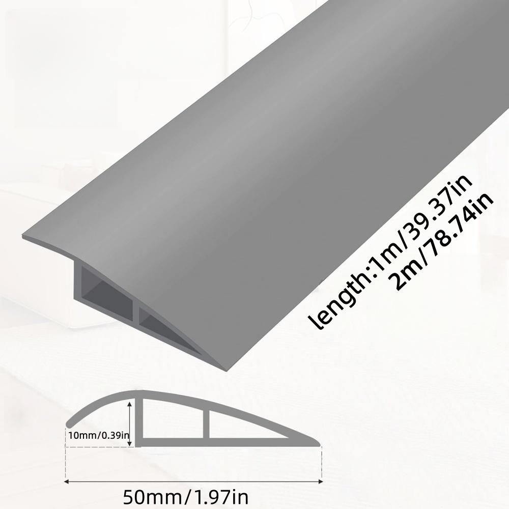 1PC 1m/2mX5cm Pvc Floor Transition Strip Door Threshold Ramp Self Adhesive Carpet Edging Doorway Edge High Low Transition Strip