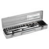 TONE Socket Wrench Drive 17 Silver Set, 9.5mm (3/8"), 1560MH, Pieces,