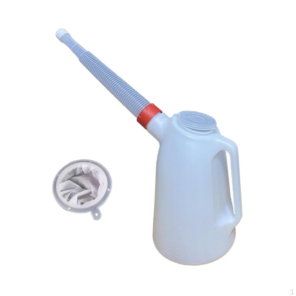 Ölkrug mit langem Ausguss Motor Spender Praktischer Messbecher Messbehälter für