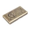 Retro Bronze Slim Cigarette Case for Men & Women - Holds 20