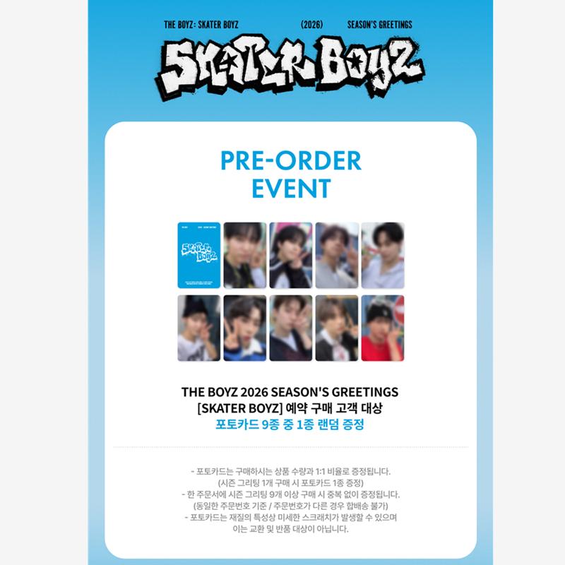 [Pre-order]  THE BOYZ - 2026 SEASON’S GREETINGS [SKATER BOYZ] (Online Benefit)