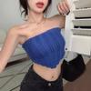 American Spice Girl Inner, Knitted Tube Top, Summer Women's Slim-fit Bottoming Vest, Outer Top Women's