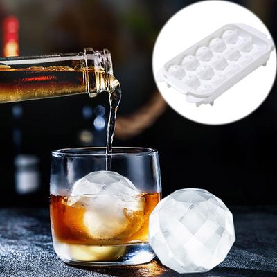 Small Round Ice  Tray For Freezer, Ice Ball Maker  Reusable Ice  For Whisky, Cocktail, Coffee
