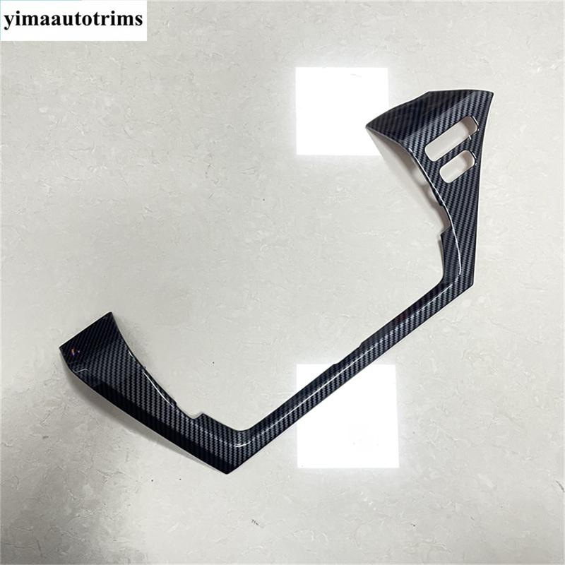 Central Middle Air AC Conditioning Vent Outlet Frame Navigation Strip Cover Trim For Toyota Camry XV70  -  Accessories