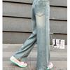 Girls' Pants Wide Leg Pants Straight Leg Pants Jeans Loose and Stylish Pants Spring and Autumn