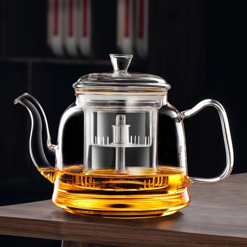 2025 Explosion-Proof Glass Electric Tea Infuser with Large Capacity and Ceramic Boiler Milliliters