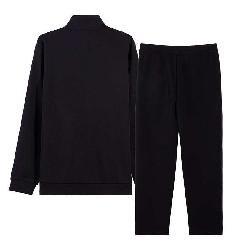 Li-Ning Breathable Versatile Round Neck Comfortable Commuter Sweatshirt Set Men Sweatshirt Set AWEV067-1