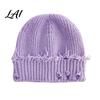 Soft Polyester Skull Cap Winter Knit Hat for Men Women Chunky Snow Cap Lightweight Warm Thermal Knitted Hats Unisex Slouchy Caps Outdoor Commuting