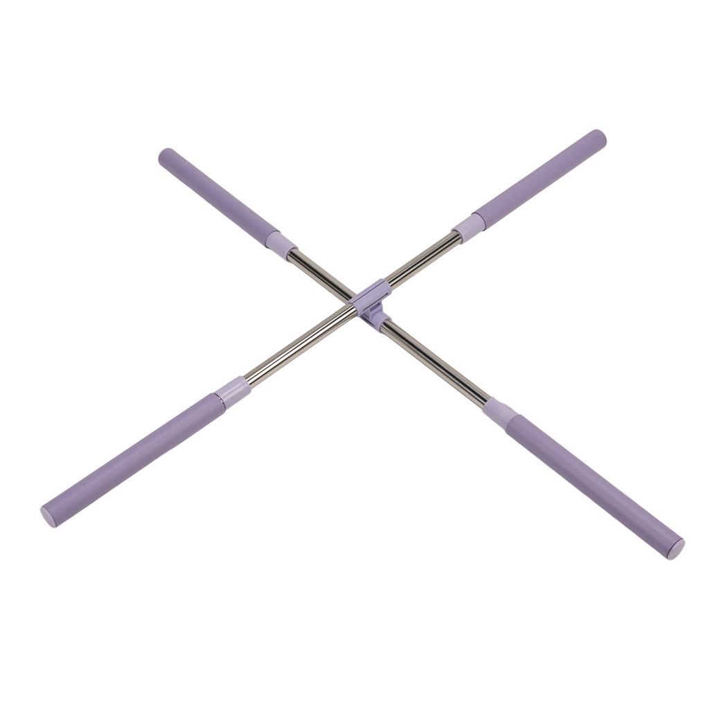 Posture Stick Stretching Tool Men Women Ergonomic Retractable Back Posture Stick Purple