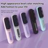 1PC portable wireless hair straightener brush, constant temperature and anti-scalding , hot comb function, Type-C fast charging, LCD screen display