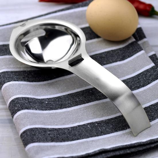Handheld Egg Divider Stainless Steel Yolk Separator Sieve Kitchen Cooking Tool