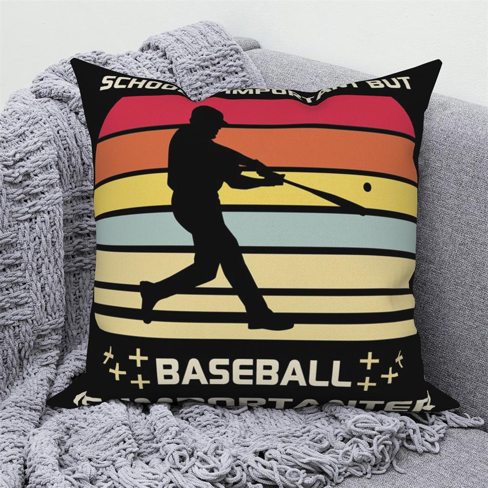 Pillowcase Home Sofa Car Decoration  Baseball Sports Cushion Cover