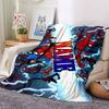 Customiz Name Personality Spider-Man Blanket Soft &Warm Sofa Office Bed Travel Lunch Break Blanket, Gift Suitable All Seasons